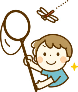 虫が好きで理科が得意になった小学生の男の子